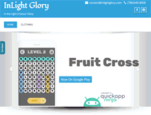 Tablet Screenshot of inlightglory.com
